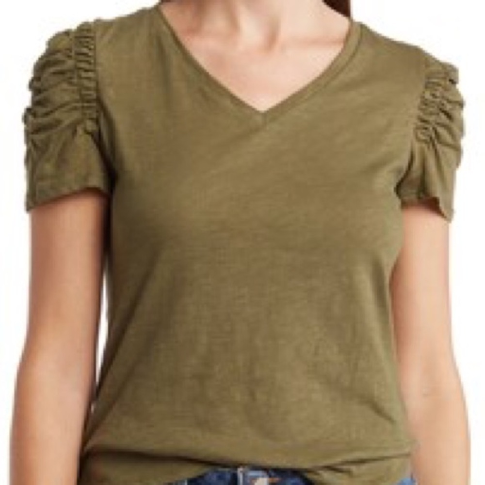 Olive Green Women's Top
